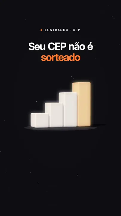 Quadro de vídeo com o número 8 em laranja