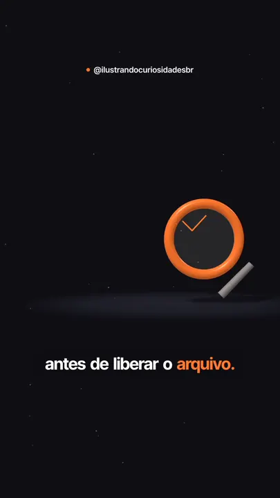 Estilo minimalista: lupa 3D num fundo limpo